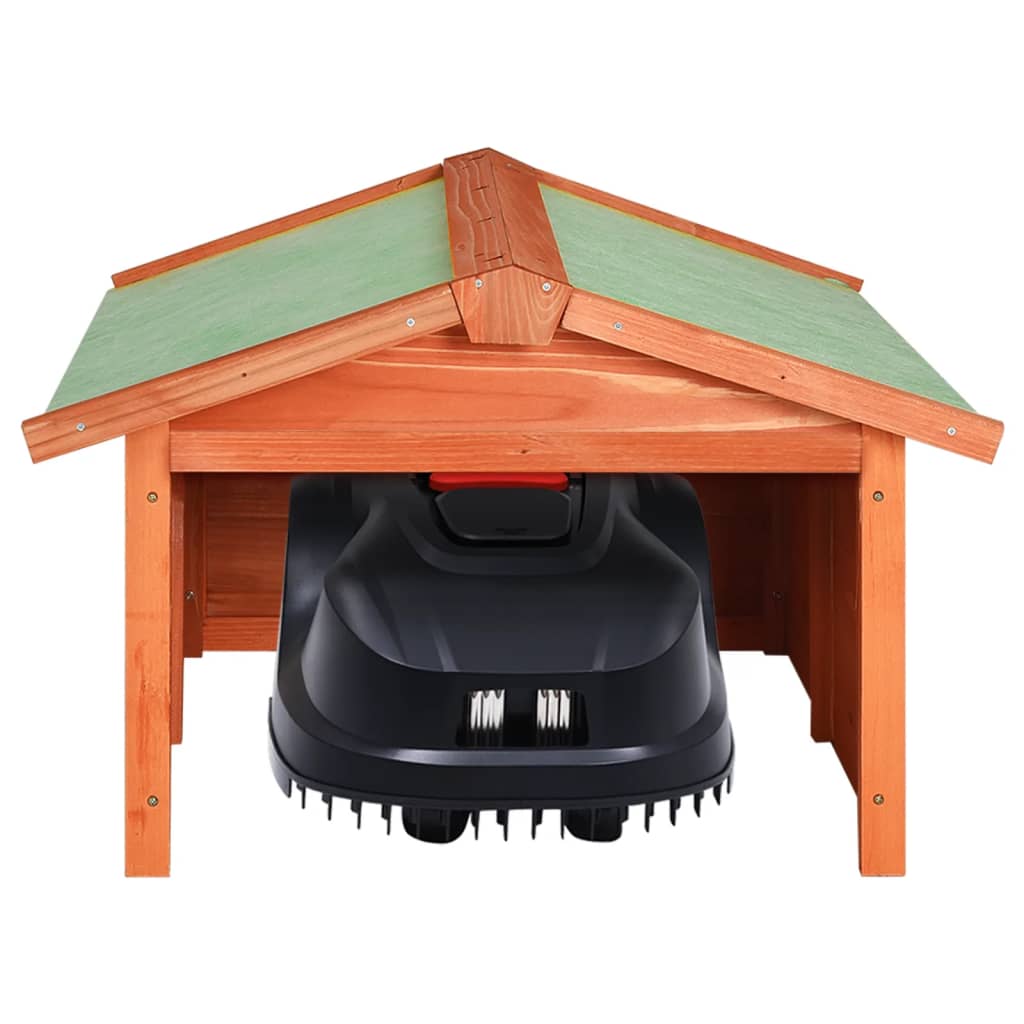 Roboter-Rasenmäher Garage 72x87x50 cm Massivholz Tanne