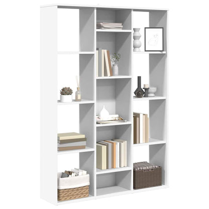 Raumteiler/Bücherregal Weiß 100x24x140 cm Holzwerkstoff