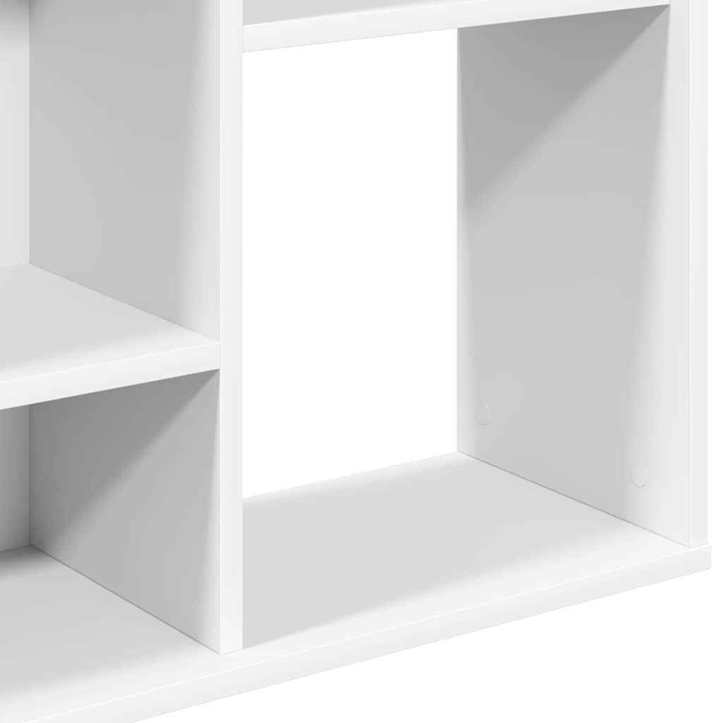 Raumteiler/Bücherregal Weiß 100x24x140 cm Holzwerkstoff