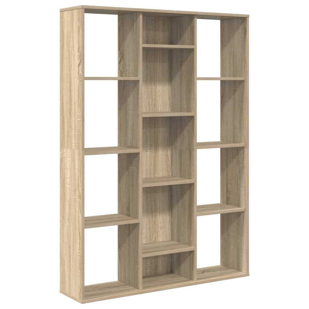 Raumteiler/Bücherregal Sonoma-Eiche 100x24x140 cm Holzwerkstoff