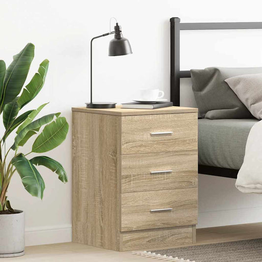 Bedside table Sonoma oak 38x35x56 cm wood material