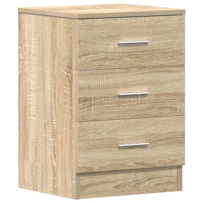 Nachttische 2 Stk. Sonoma-Eiche 38x35x56 cm Holzwerkstoff
