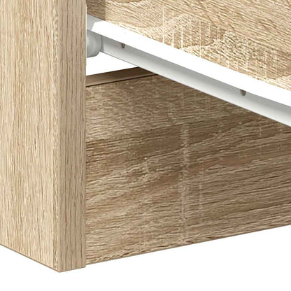 Nachttische 2 Stk. Sonoma-Eiche 38x35x56 cm Holzwerkstoff