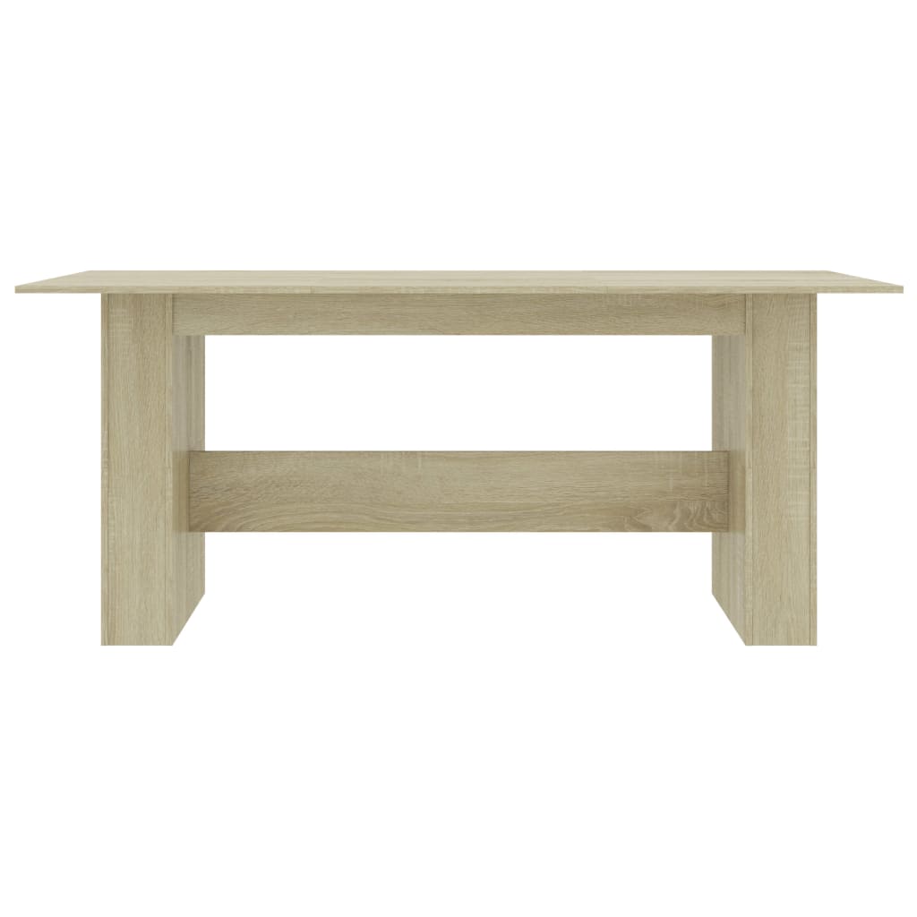 Table à manger chêne Sonoma 180x90x76 cm matériau bois