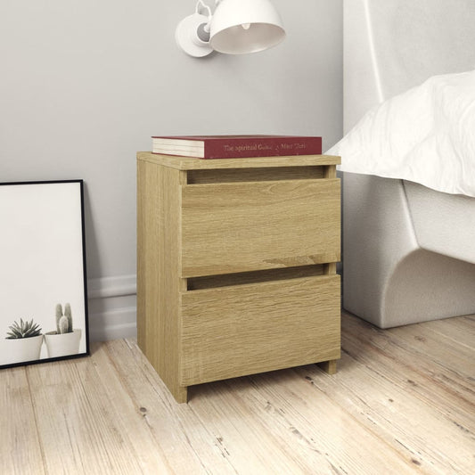 Bedside table Sonoma oak 30x30x40 cm wood material