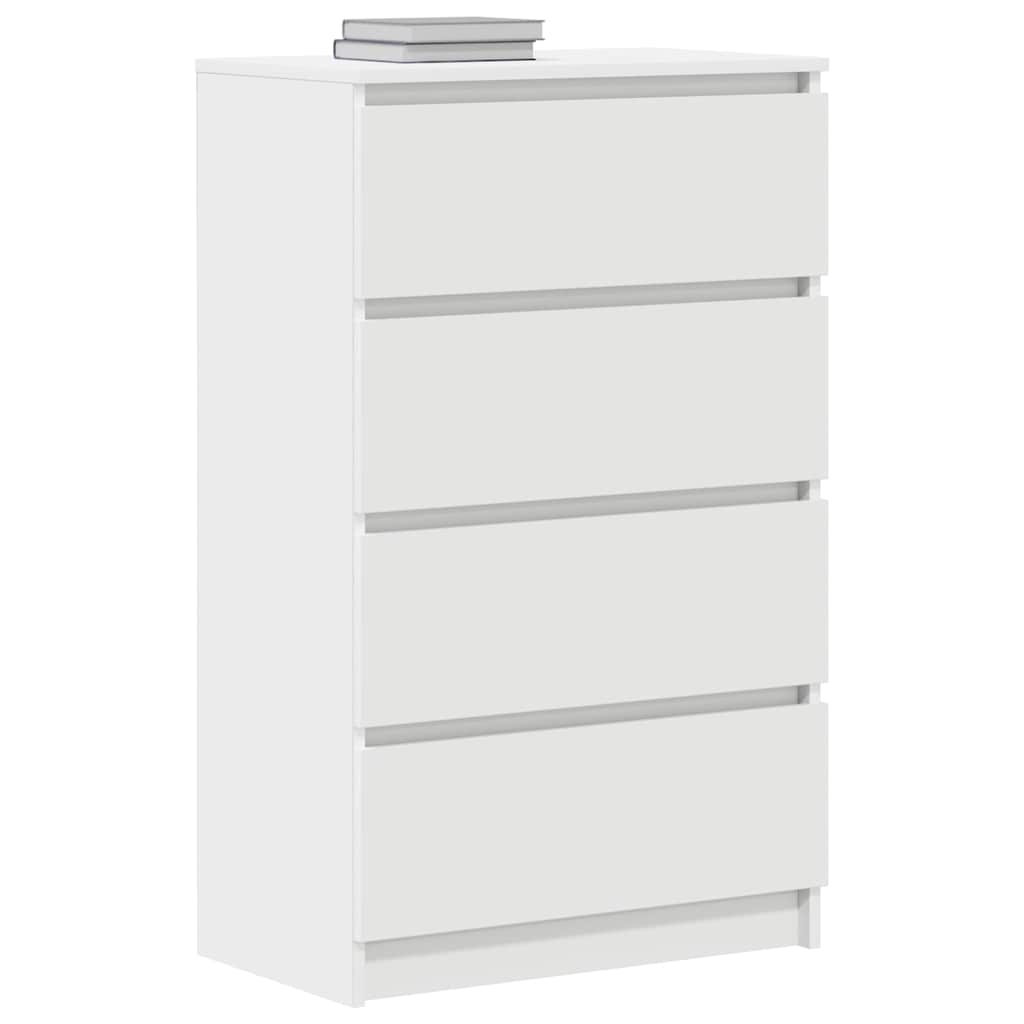 Sideboard Weiß 60x35x98,5 cm Holzwerkstoff