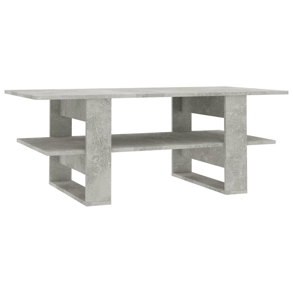 Couchtisch Betongrau 110x55x42 cm Holzwerkstoff