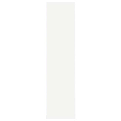 Kleiderschrank Weiß 100x50x200 cm Holzwerkstoff