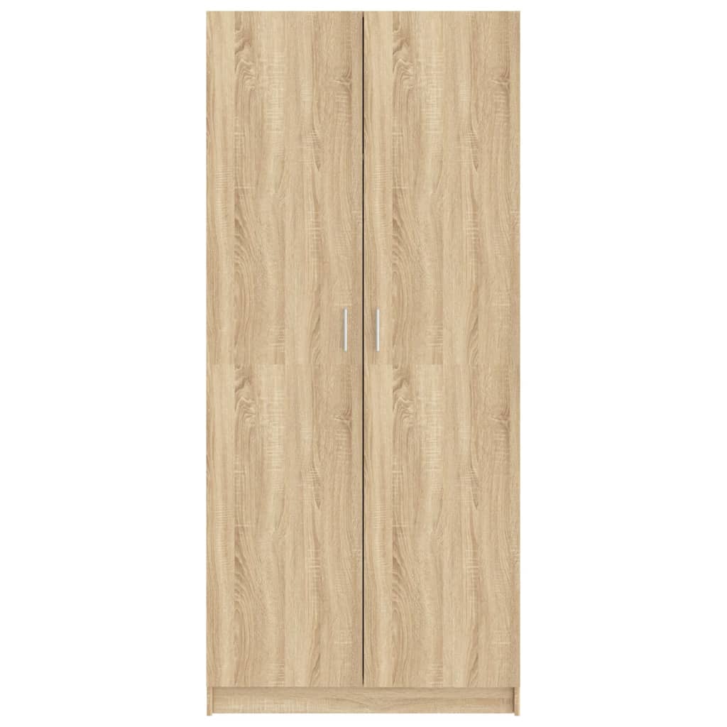 Kleiderschrank Sonoma-Eiche 80x52x180 cm Holzwerkstoff