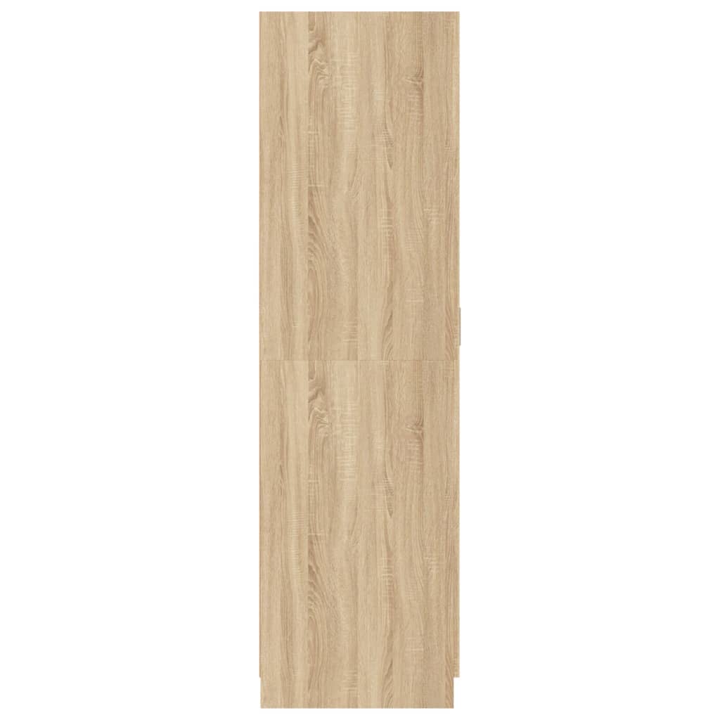 Kleiderschrank Sonoma-Eiche 80x52x180 cm Holzwerkstoff