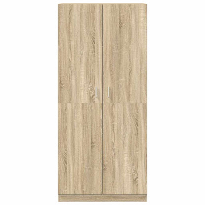 Kleiderschrank Sonoma-Eiche 90x52x200 cm Holzwerkstoff