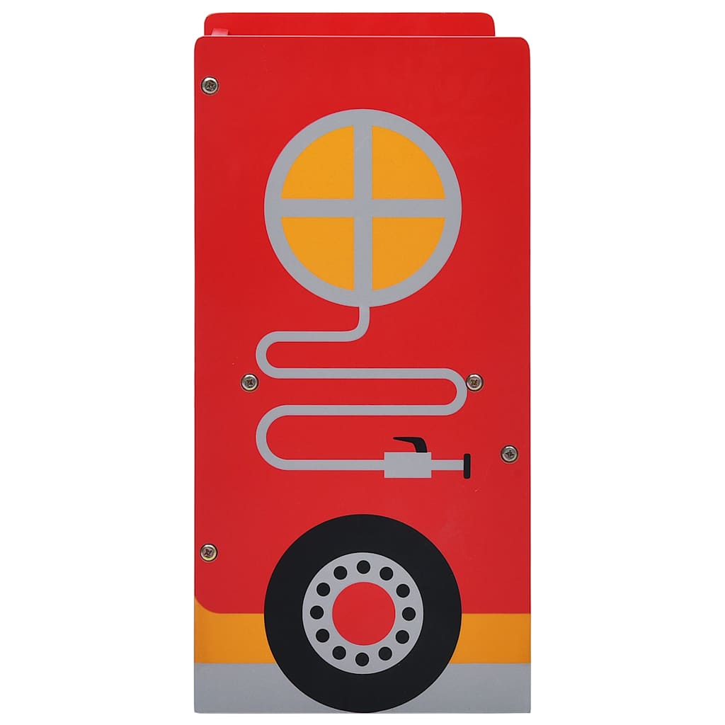 3-tlg. Kinder-Sitzgruppe Feuerwehrauto-Design Holz