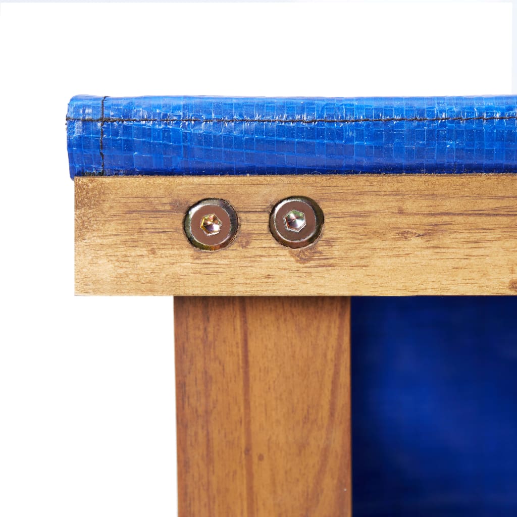 Etagère à bûches 105x38x115 cm bois d'acacia massif