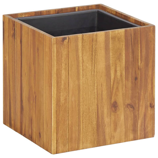 Garden raised bed 33.5×33.5×33.5 cm solid acacia wood