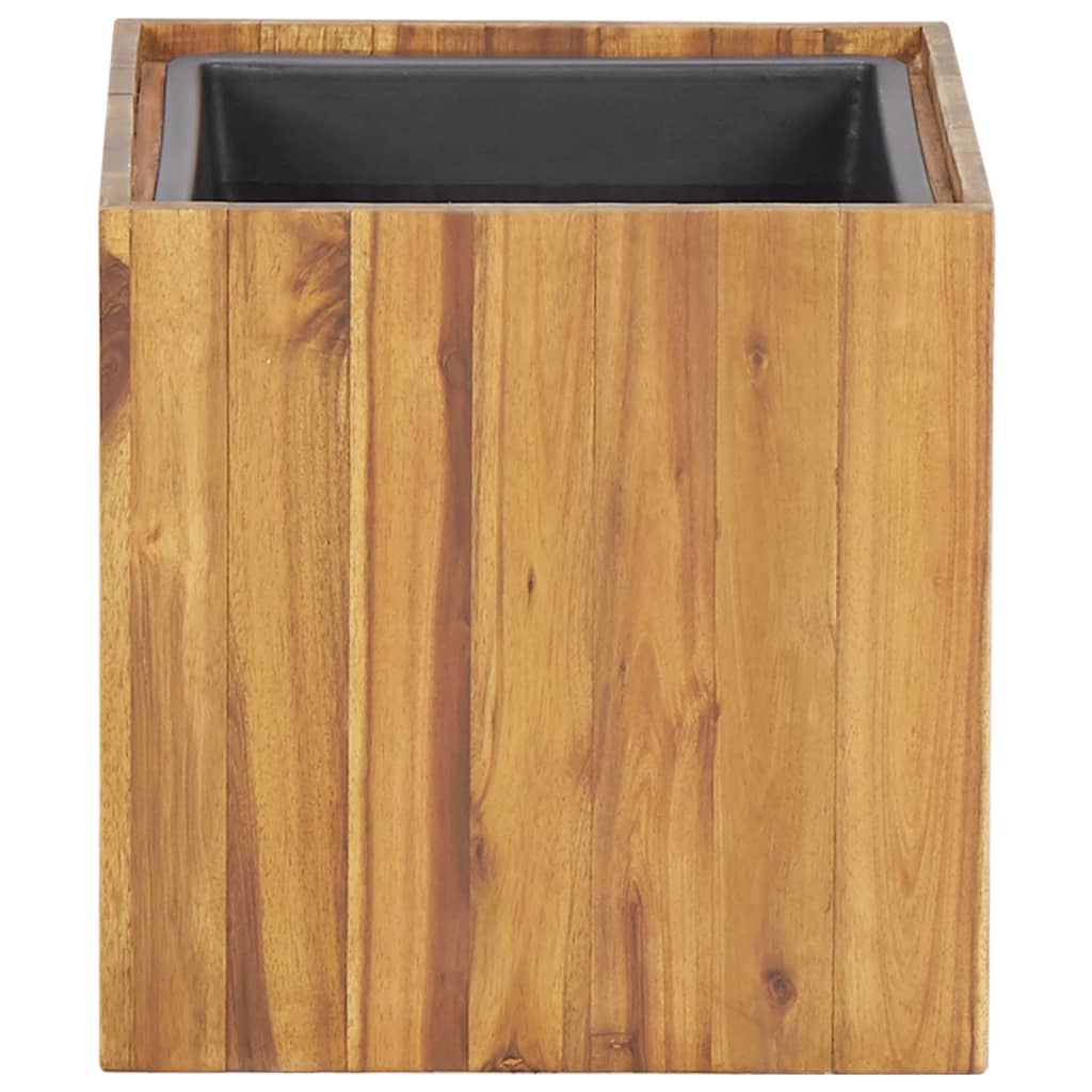 Garden raised bed 33.5×33.5×33.5 cm solid acacia wood