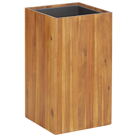 Garden raised bed 33.5 x 33.5 x 60 cm solid acacia wood