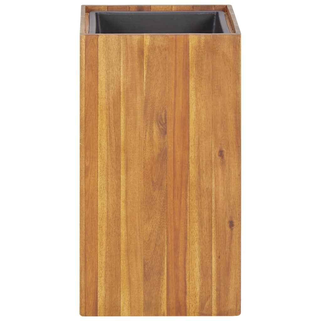 Garden raised bed 33.5 x 33.5 x 60 cm solid acacia wood