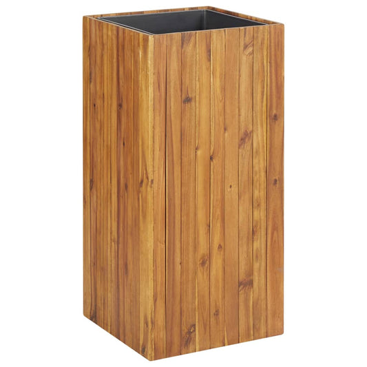 Garden raised bed 43.5 x 43.5 x 90 cm solid acacia wood