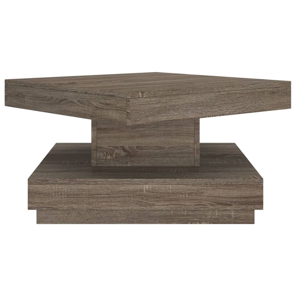 Table basse grise 60x60x35 cm MDF