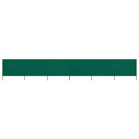Tissu coupe-vent 6 pièces 800 x 160 cm vert