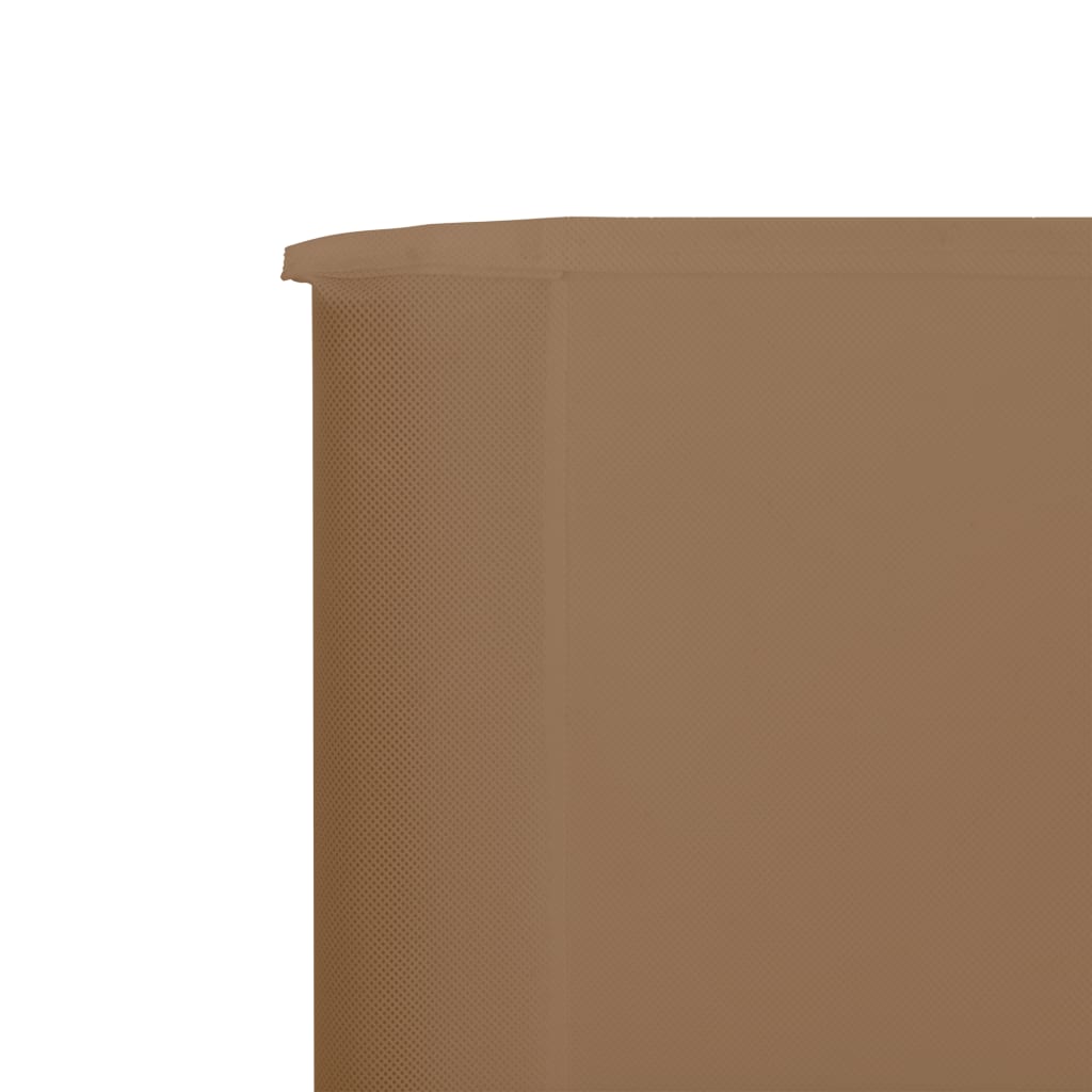 Tissu coupe-vent 6 pièces 800 x 160 cm taupe