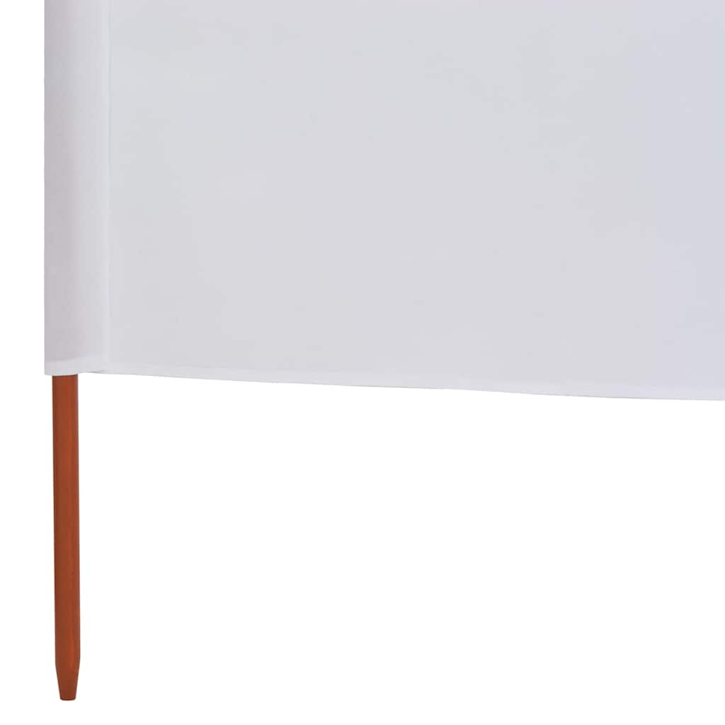 9-teiliges Windschutzgewebe 1200 x 160 cm Sandweiß