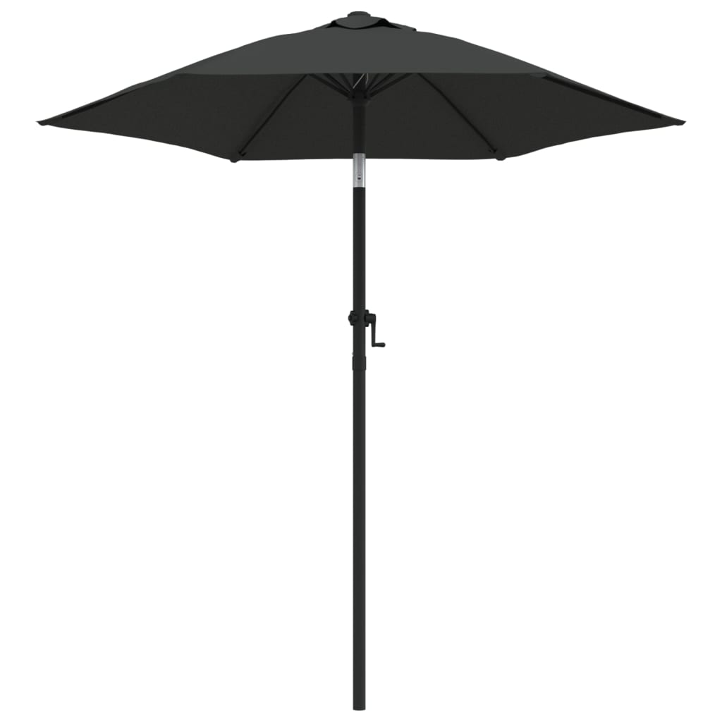 Parasol anthracite 200 x 224 cm aluminium