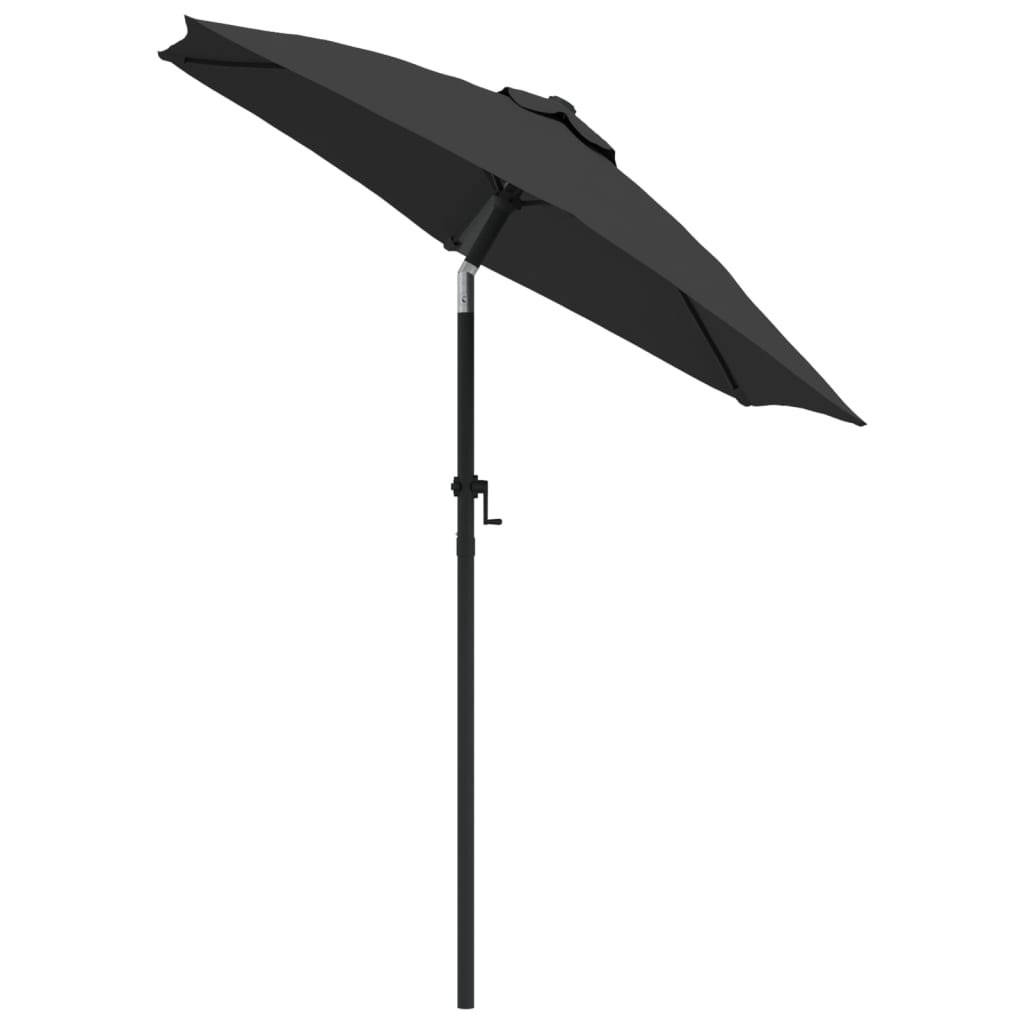 Parasol anthracite 200 x 224 cm aluminium