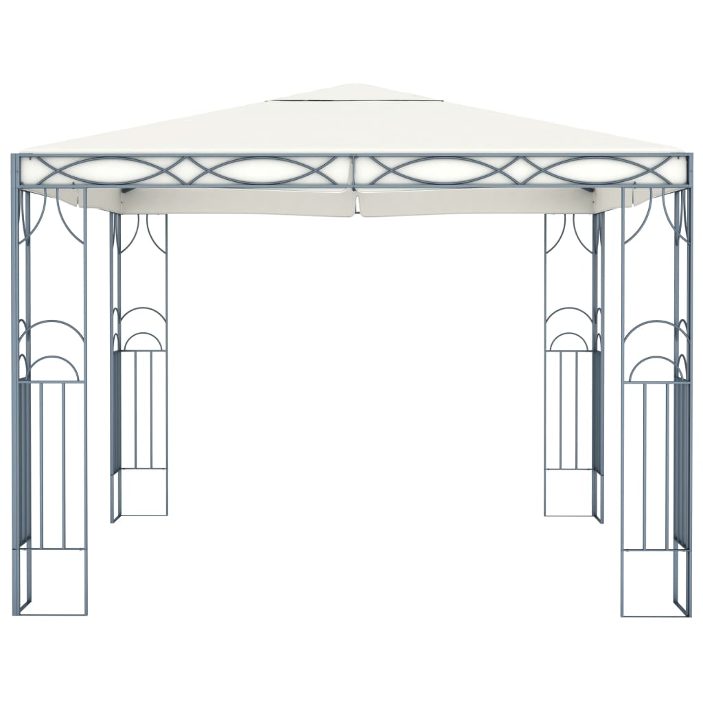 Pavillon 300 x 300 cm Cremeweiß