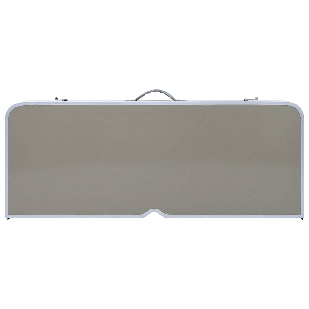 Klappbarer Campingtisch mit 4 Sitzen Stahl Aluminium