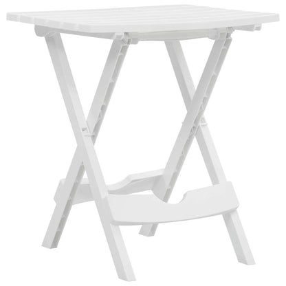 Gartentisch Klappbar 44,5x38,5x50 cm Weiß