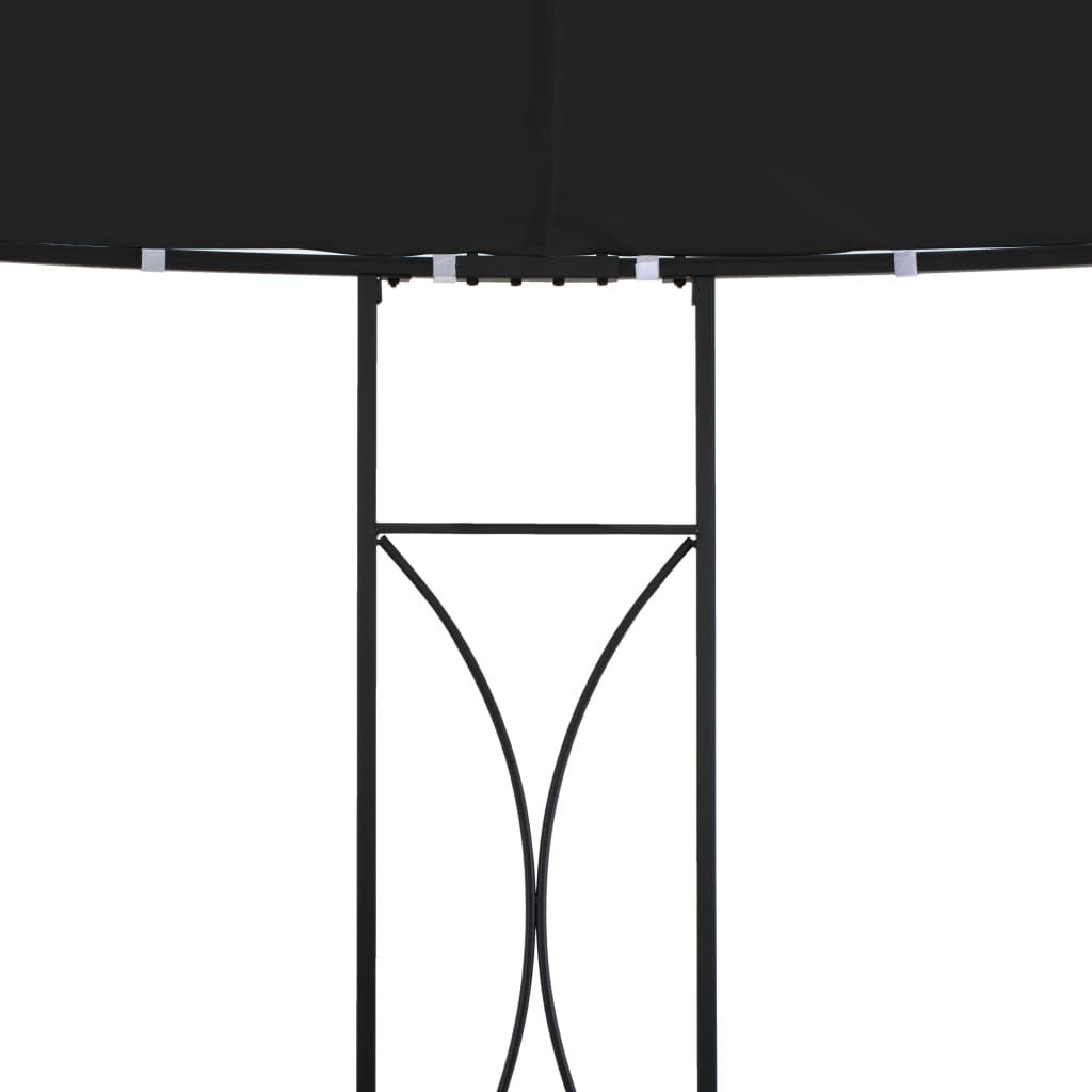 Pavillon 300 x 290 cm Anthrazit Rund