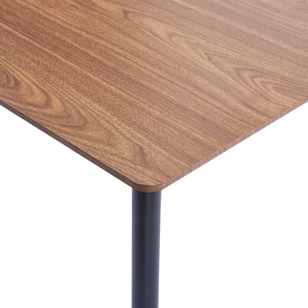 Table à manger marron 200x100x75 cm MDF