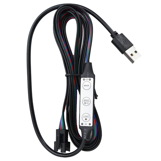 Bettgestell mit LED Schwarz Kunstleder 90x200 cm