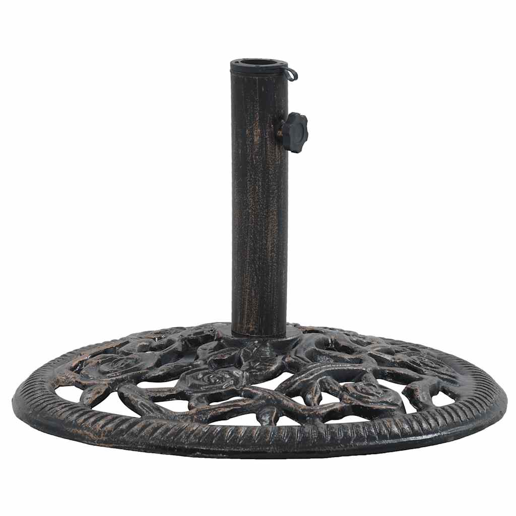 Pied de parasol bronze 12 kg 48 cm fonte