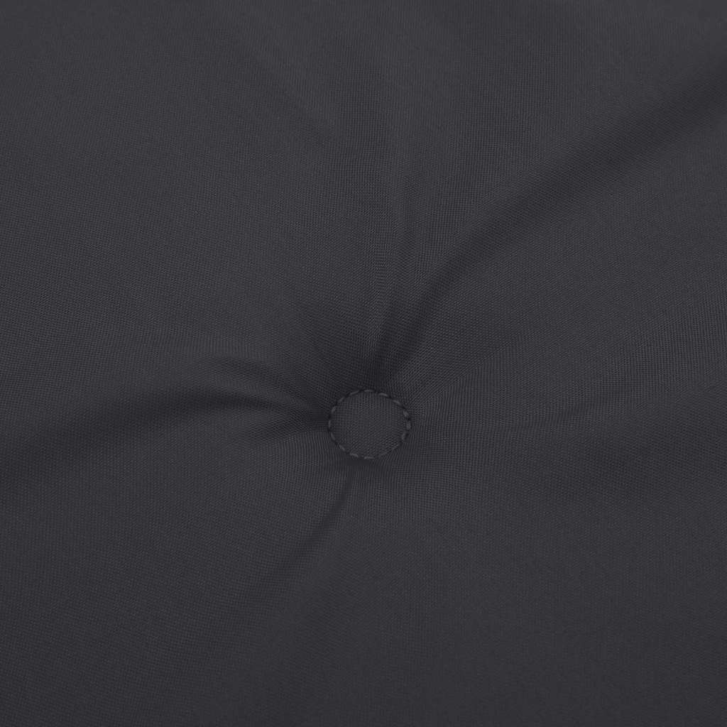 Gartenstuhlauflagen für Hochlehner 4 Stk. Schwarz 120x50x3 cm