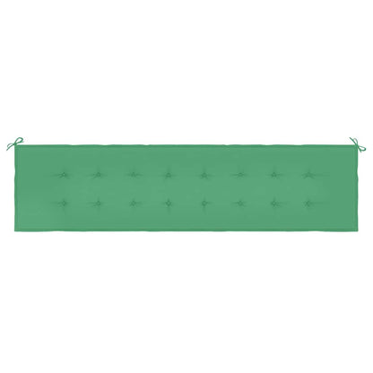 Gartenbank-Auflage Grün 200x50x3 cm Oxford-Gewebe