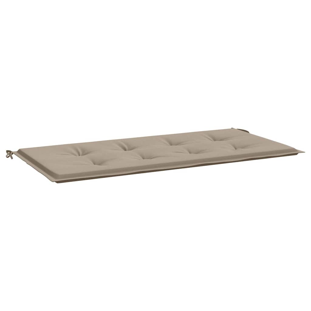Gartenbank-Auflage Taupe 120x50x3 cm Oxford-Gewebe