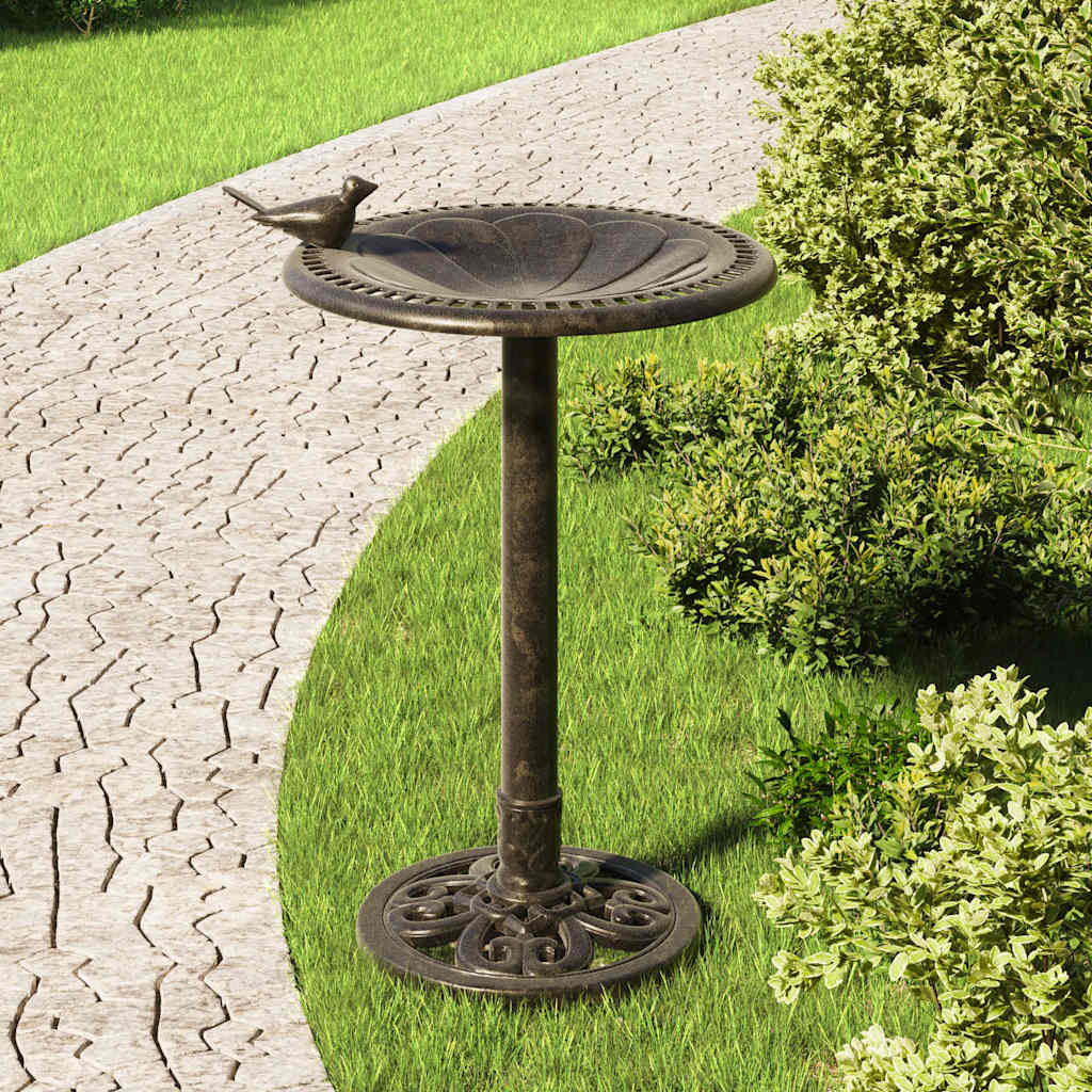 Vogelbad Bronzen Kunststoff