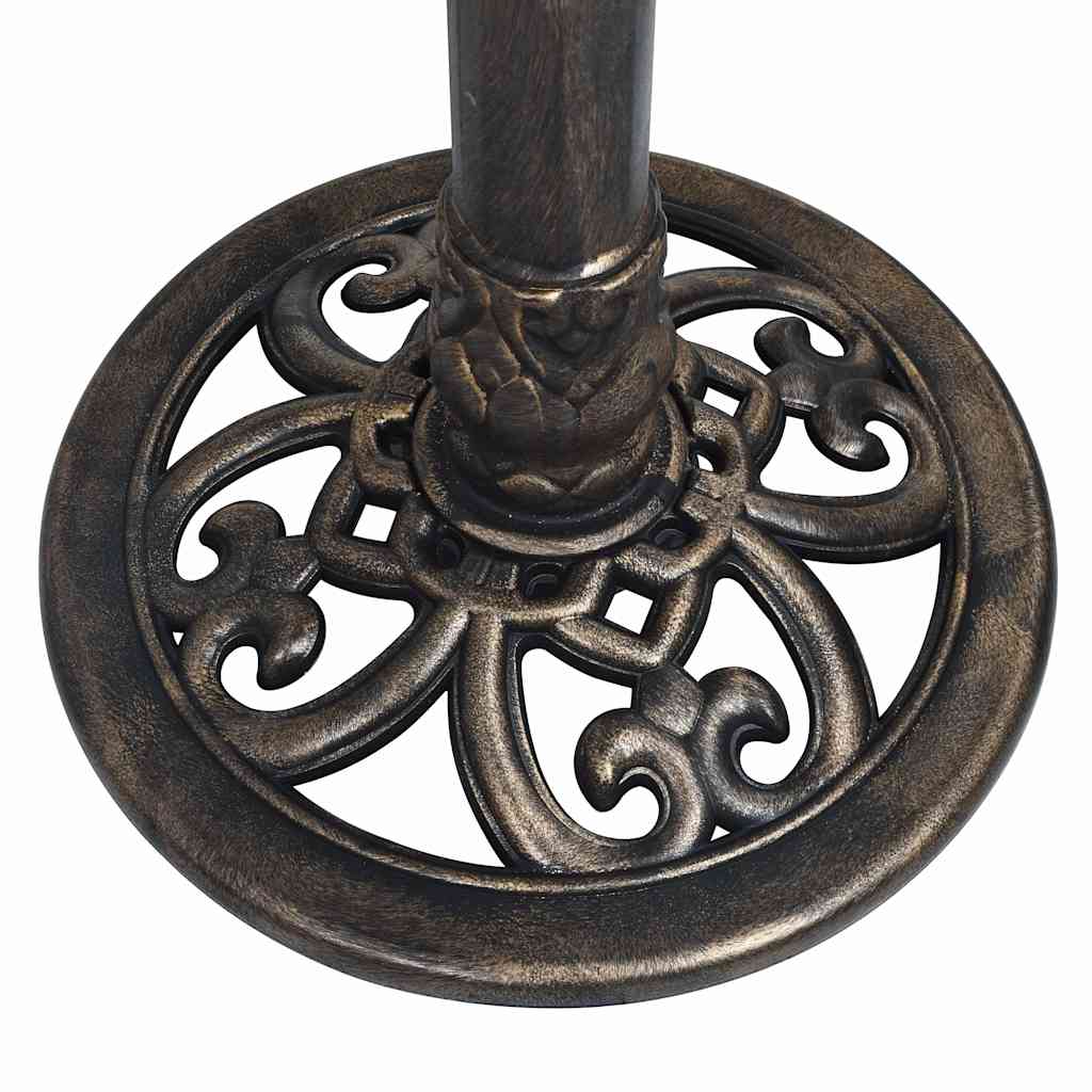 Sonnenuhr Bronze 35,5 x 82 cm Kunststoff