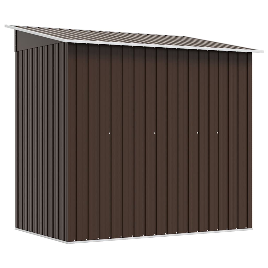 Geräteschuppen Braun 194x121x181 cm Stahl