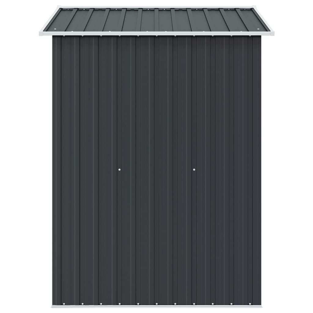 Gartenschuppen Anthrazit Stahl 204 x 132 x 186 cm