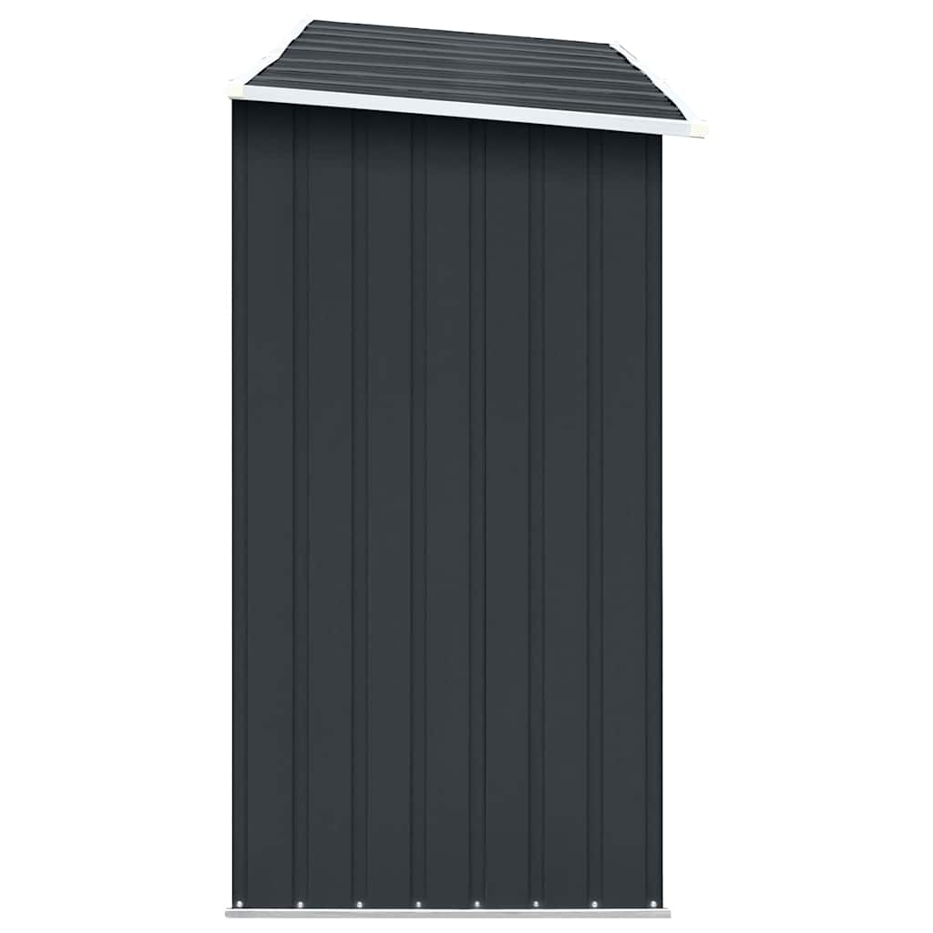 Brennholzlager Verzinkter Stahl 330x84x152 cm Anthrazit