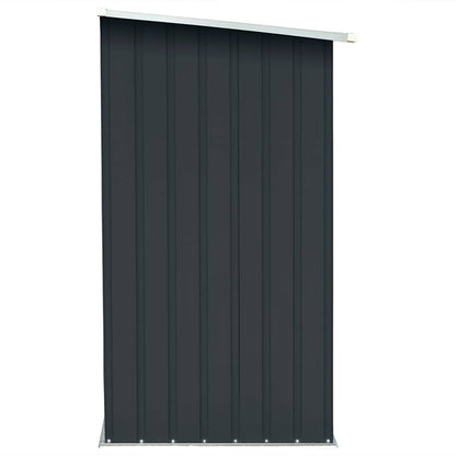 Brennholzlager Verzinkter Stahl 163 x 83 x 154 cm Anthrazit