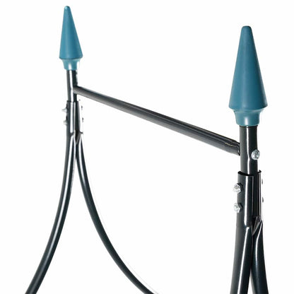 Rosenbogen Dunkelgrün 142x37x275 cm Eisen