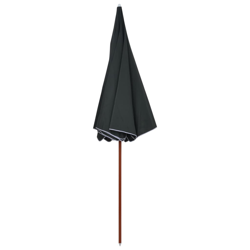 Sonnenschirm mit Stahl-Mast 300 cm Anthrazit