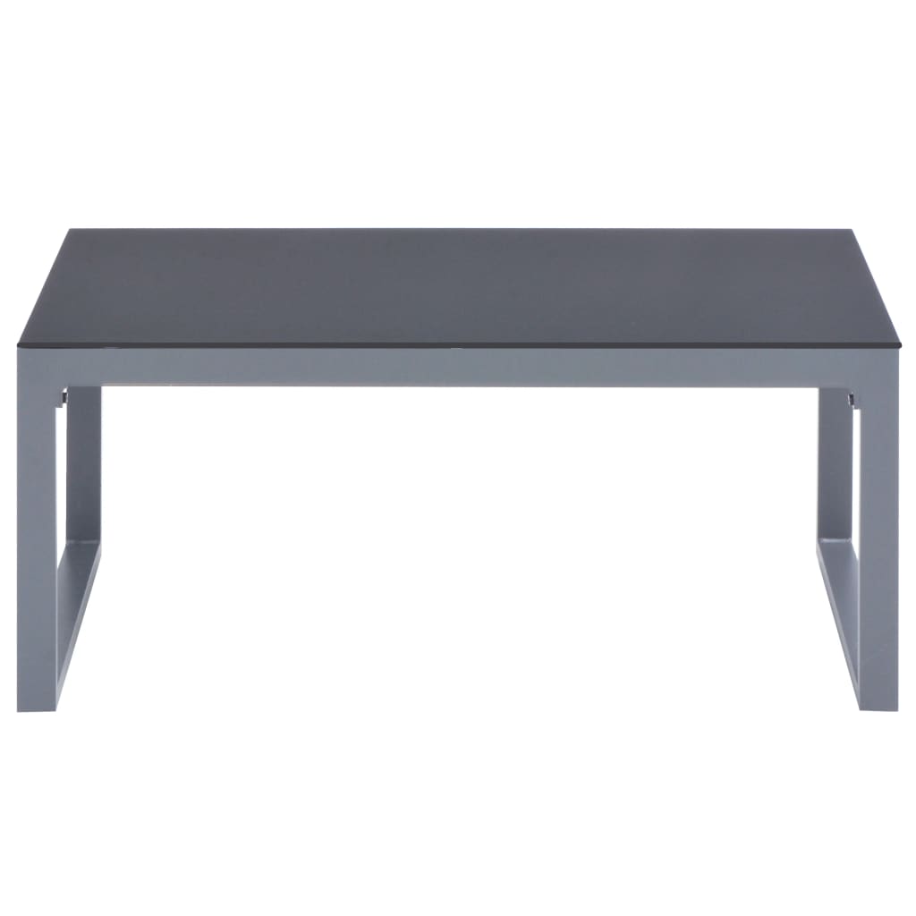 Table basse 90×50×40 cm en aluminium
