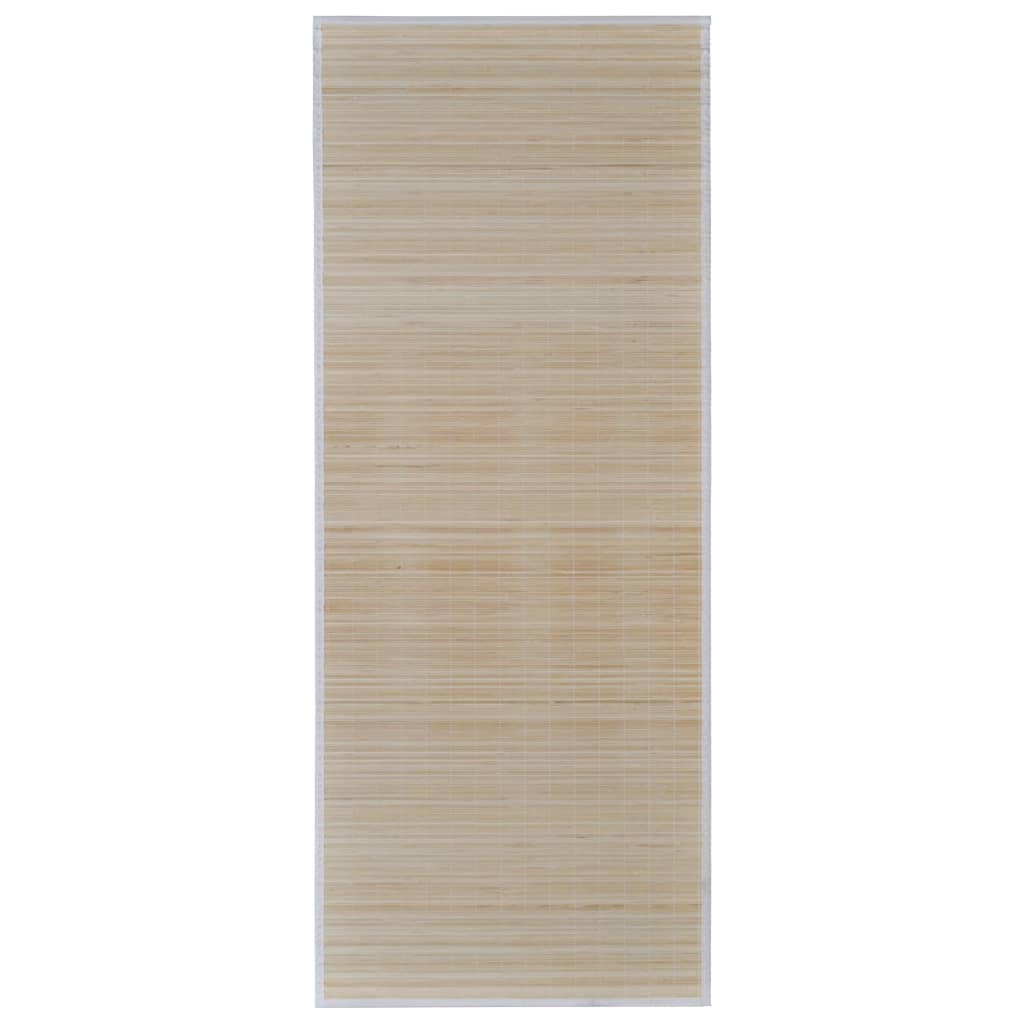 Bambusteppiche 2 Stk. Rechteckig Natur 120x180 cm