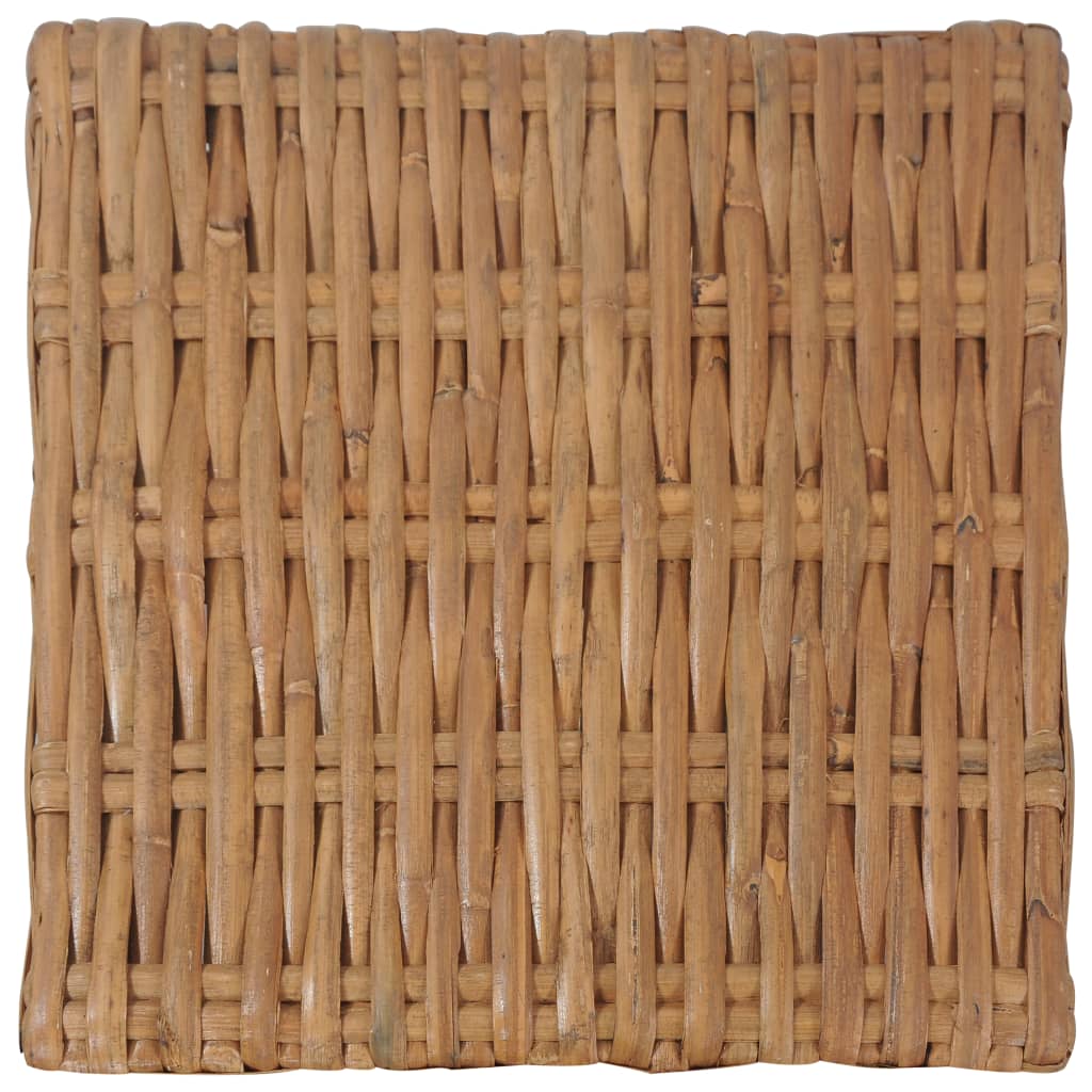 Couchtisch 47x47x28 cm Rattan Natur