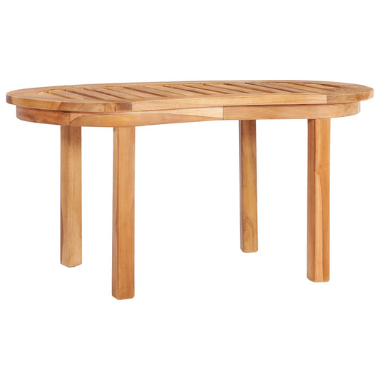 Table basse 90×50×45 cm en bois de teck massif